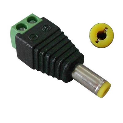 Chine Système du terminal LED Solor de caméra de connecteur d'alimentation de télévision en circuit fermé de prise masculine de C.C avec la vis à vendre