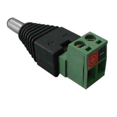 Chine 2.1mm Screw DC Male Plug CCTV Power Connector Camera Terminal 12V Low Voltage Power Limited à vendre