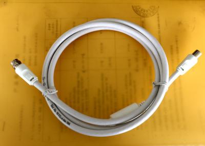 Chine RG6 Pré-fait 6FT corde de correction de câble coaxial de liaison utilisée pour la télévision par satellite de boîtier décodeur avec 2 connecteurs masculins de F à vendre