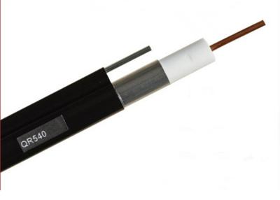 Chine Tube rf d'AL de soudure de QR540M câble coaxial de liaison de 50 ohms avec le fil de baisse en acier de messager à vendre