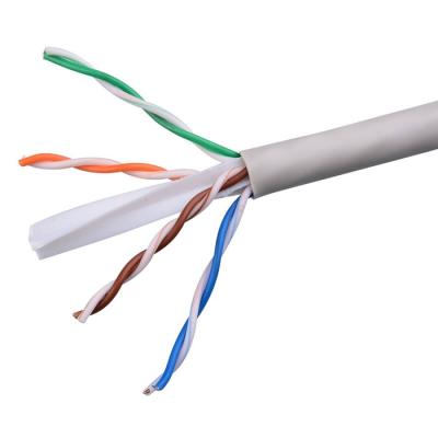Chine De réseau du câble LAN CAT6 UTP 23 d'A.W.G. fil d'ordinateur de transmission de CMP de PVC AVANT JÉSUS CHRIST à vendre