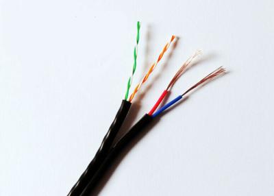 Китай 2P UTP CAT5E+2C Siamese Network with Power CCTV Cable Twisted IP Ethernet Camera Wire продается