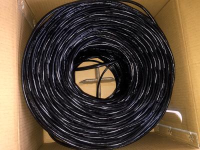 Chine Feuille d'ALUMINIUM UV extérieure de cuivre nue solide de PE de câble LAN de réseau de ftp CAT5E protégée à vendre