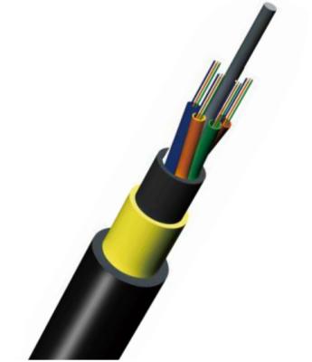 Chine Câble de fibre optique non blindé lâche de tube de veste de PE de double de GYFTY53-FS à vendre