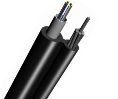 Chine Câble optique aérien de fibre du schéma 8 de GYFXTC8Y avec le soutien échoué par acier à vendre
