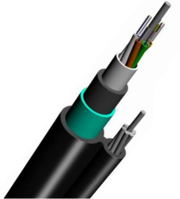 Chine GYTC8A53 câble optique aérien extérieur de fibre du schéma 8 blindé et avec la double veste à vendre