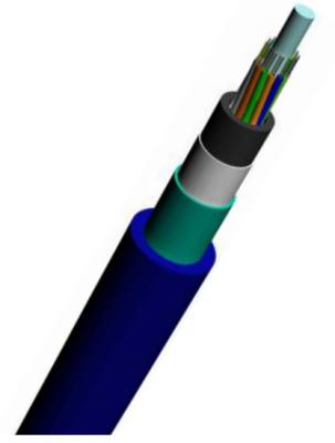 Chine Armure en acier de bande de la fibre MGTS53 de double extérieur de câble optique et double veste à vendre