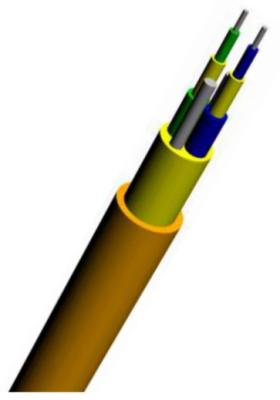 China EFONA001 Indoor Fiber Optic Cable Duplex RoundⅠ Single Mode Drop Cable for sale