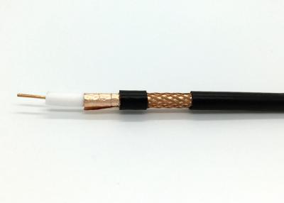 China RG-59/U cable coaxial de 75 ohmios para las conexiones del vídeo de la energía baja y de la señal del RF en venta