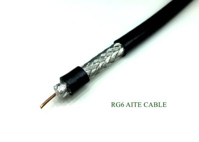 Китай LSZH Full copper F660 (RG6) CATV Wire Tinned Copper Braid 75 Ohm Coaxial Cable продается