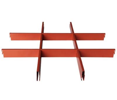 China Modern Interior Wooden Aluminum Grid Ceiling Suspended Metal Grain Ceiling False Ceiling System for sale