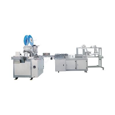 China Full Automatic Face Mask Factory Flat Face Mask Machine Inner Ear Loop Disposable Mask Production Line for sale