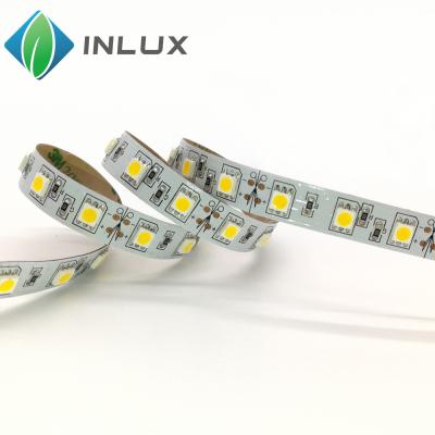 China DC24V SMD 5050 60leds/m warm white waterproof IP20 super bright usb constant current high cri back white 2mm thin led strip for sale