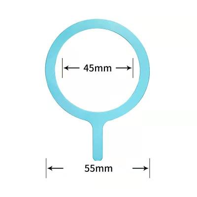 China Magnetic Iron Sticker Metal Plate Rings For Magsafe Charger Magnet Car Cell Phone Holder Wireless Iron Sheet For iPhone 13 12 11 for sale