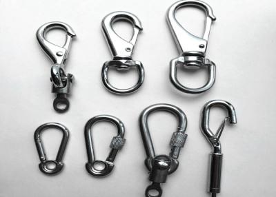 China Zinc Alloy Swivel Hooks Carabiners Terminal Fittings For Tool Cable for sale