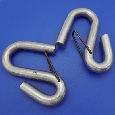 China 9mm Terminal Fittings Galvanized Steel Wire Rope Towing Truck Tow Hook For Car for sale
