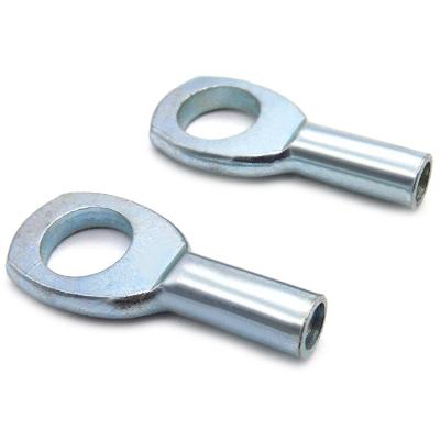 China Custom Made Steel Plated Nickel Soft Eye Loop For Hanging Cable for sale