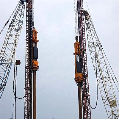 China Construction works 7ton drive hydraulic concrete piling hammer machine for sale