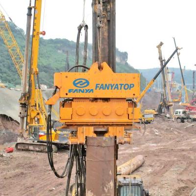 China Hotels Pile Drive Vibratory Hydraulic Vibratory Hammer for sale