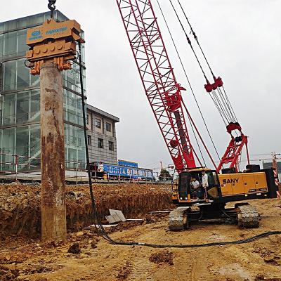 China Hydraulic Pile Hammer Vibratory Hotels Sheet Vibratory Ram for sale