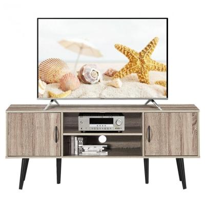 China Adjustable (height) Oak Television Console Unit Table Cabinet Entertainment Center Modern Living Room Furniture Wood Tv Stand,Wood Tv Unit for sale