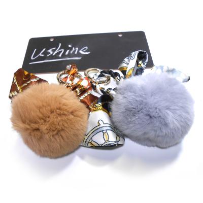 Κίνα Γυναικών 32g ασημένια κουνελιών Pom Pom γουνών πιστοποίηση CE αλυσίδων σφαιρών βασική προς πώληση