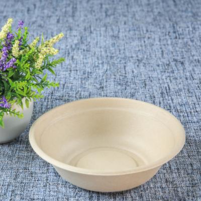 China 100% Biodegradable Compost Take Out Food Container Within 90 Days Biodegradable Sugar Cane Bagasse 32oz 960ml Eco Friendly Bowl For Salad for sale