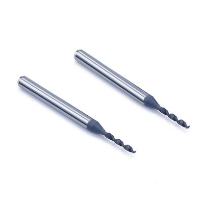 China 3.175mm Carbide End Milling Cutters For PCB Machining Fish Tail CNC Router Bits for sale