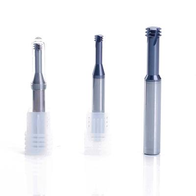 China Customized 3 Teeth End Mill Carbide Cutter Hard Material Processing With Composite Coating for sale