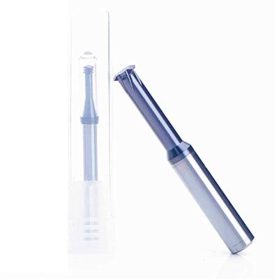 China Customized Carbide End Milling Cutters Composite Coating Single Tooth Thread For Hard Materials for sale