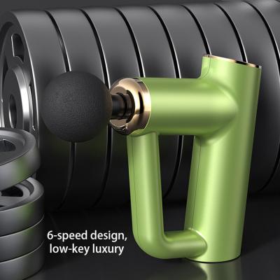 China Touch Screen Control Speeds Loosen Tight Muscles New Mini Muscle Massager Pink LCD Show 32 Speed Massage Gun Canton Deep Tapping Berrco for sale