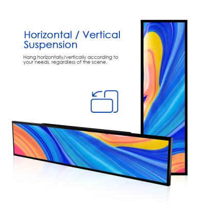 China Android 8.1 Monitor LCD de barra extendida 3000 1 Relación de contraste Conectividad WiFi LAN Entradas USB/HDMI en venta
