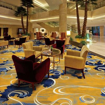China Stain Resistant High Quality Soft Nylon Printed Room Blanket Hotel Lobby Woven Wall To Wall Carpet for sale