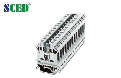 Chine TB sur rail de 10.2mm, 65A d'A.W.G. 24 - 6 TB de barrière de 600V à vendre