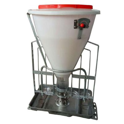 China Farms Hot sellingAutomatic pig feeder 80L dry wet feeder with Stainless steel 304 feed pan for pig for sale