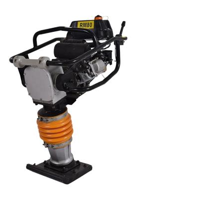 China Farms Rammer Hydraulic Vibratory Tamping Type Earth Rammer Gasoline Engine Compaction 80KG For Sale for sale