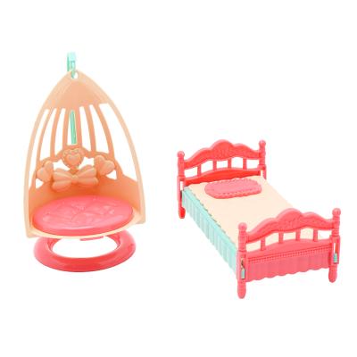China Bedroom toysHouse toysChair and bed DIY pretend toys plastic mini toys furniture toys for kids for sale