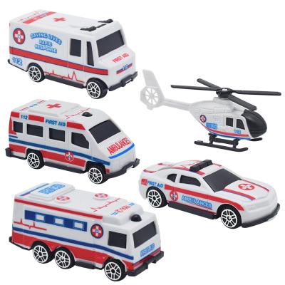 China New Hot Children Toy Vehicle Diecast Role Playing Toys Medical Model Ambulance Model Car for sale