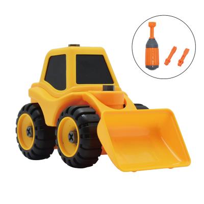 China Toy New Design Kids Toy Diecast Cars DIY Assemble Engineering Toy Cars Transport Truck Toys for sale