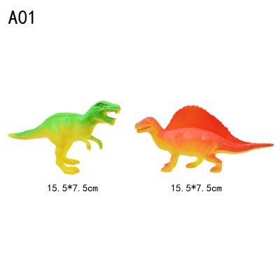 China PVC Plastic Dinosaur Other Animal Toys 2 Pieces Per Set Around 14CM Dino Model Toys Animal Toys For Children for sale