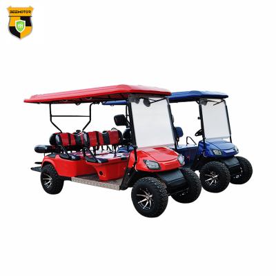 China China Factory 6 Seater Electric Golf Carts Club Car Adults Mini Golf Cart at 23*10.5-12-14 for sale