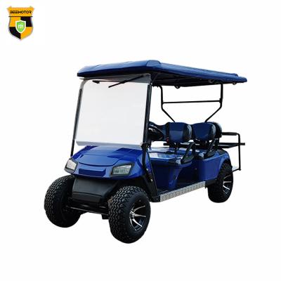 China New Product 6 Seater Electric Golf Carts Club Car 48V Off Road Electric Golf Cart 23*10.5-12-14 for sale