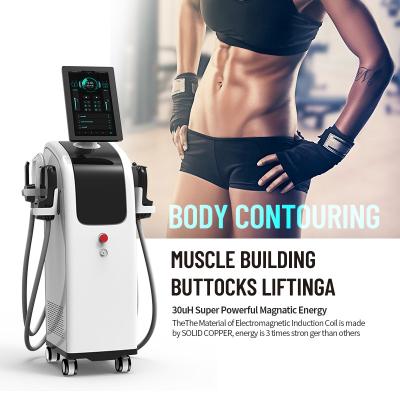 China 13 Tesla EMS Stimulate Muscles Machine Body Slimming Machine 4 Handles for sale