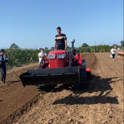 China Crawler Track Tractor Farm Machine 80 Horsepower Tractor With Loader for sale