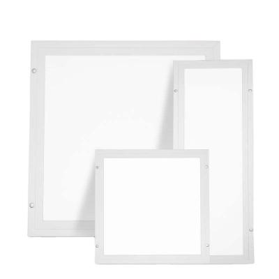 China WOOJONG Modern Widely Used Plastic Aluminum Alloy Square Shape Led Panel Light for sale