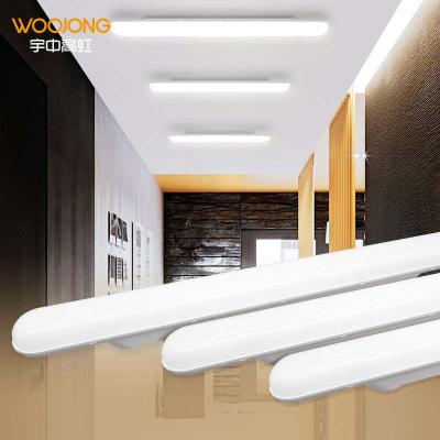 China WOOJONG AC220-240V 30W high quality outdoor mounted plastic indoor linear led tube light for sale
