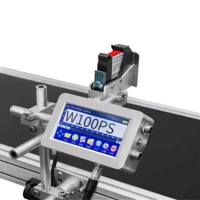 China High Speed Building Material Stores 50m/min 4.3 Inch Touch Screen ABS&Aluminum Online Inkjet Printer for sale