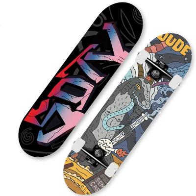China Outdoor Activities 100% Canadian Customs Maple Skate Board Complete Skateboard for sale