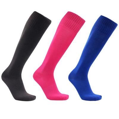 China Breathable High Grip Breathable Sports Cycling Football Soccer Socks Long Tube Football Socks for sale