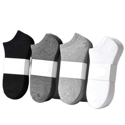 China Cheap Wholesale Loose Breathable Single Stocking Cut Out Thick Men's Breathable Plain Socks Sports Socks for sale